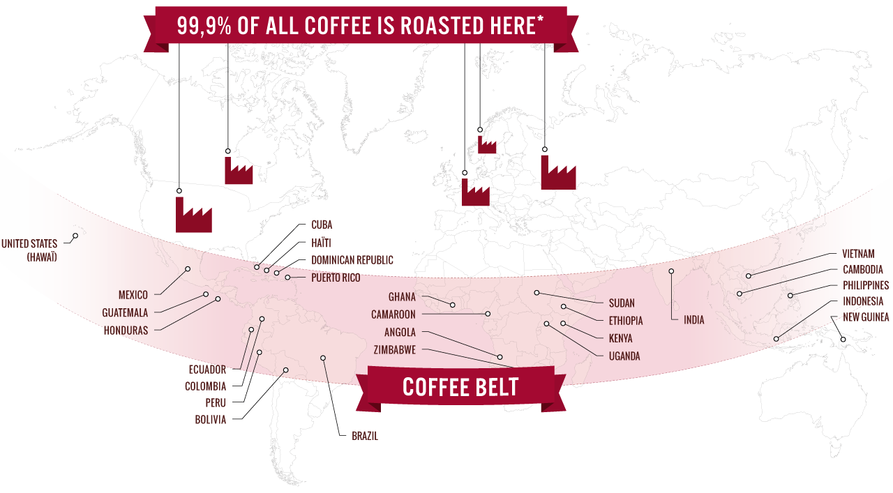 Infographic-World-map-and-Gold-vs-Coffee Infographic-World-map-and-Gold-vs-Coffee